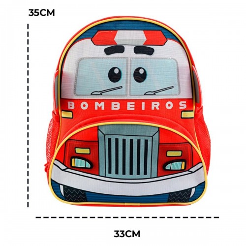 Mochila Infantil Escolar Policia Bombeiro Reforçada Clio