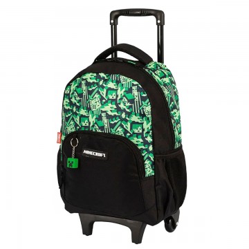 Mochila Infantil MineCraft Camoterra Grande Carrin...