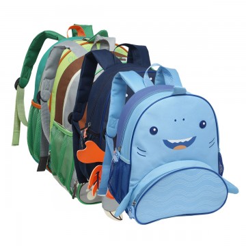 Mochila Infantil Pequena Costa Bichos Pets Dino Tu...