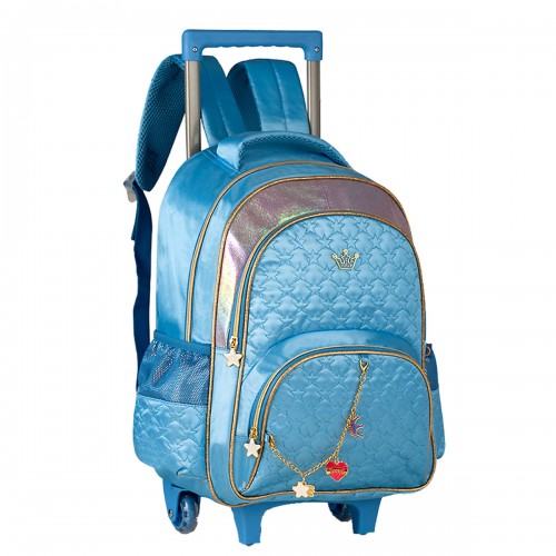 Mochila Infantil Rodinha Correntinha Sweet Queen Grande