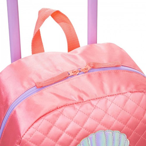 Mochila Infantil Rodinha Sereia M Plus Lancheira Sestini