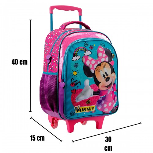 Mochila Infantil Rodinhas Minnie Y Xeryus