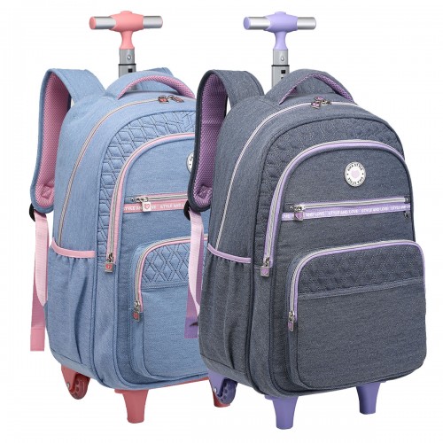 Mochila KIKA Carrinho Escolar Costa Rodinha KK2596 Infantil