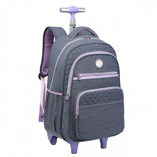 Mochila KIKA Carrinho Escolar Costa Rodinha KK2596 Infantil