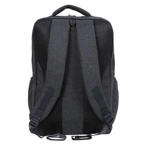 Mochila Office Isiway Notebook Reforçada Grande Cinza