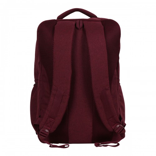 Mochila Office Isiway Notebook Reforçada Grande Vinho