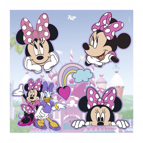 Pintura a Dedo Minnie Mouse Infantil Com 18 Peças Dac