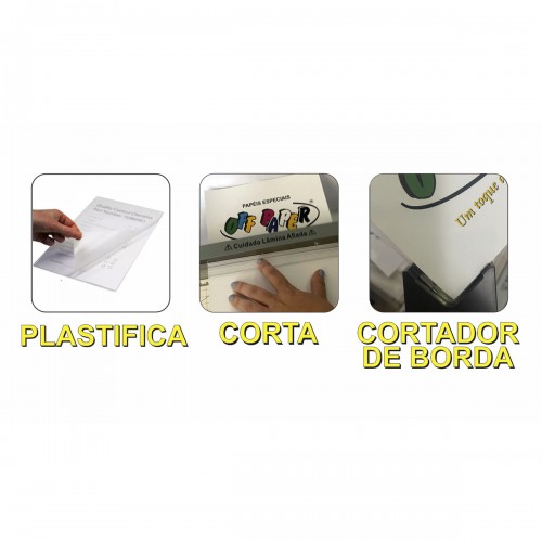 Plastificadora A3 A4 Guilhotina 3 em 1 Off-LG03 Off Paper