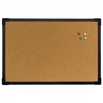 Quadro de Aviso Cortiça MDF 40X30 cm Lembretes Sta...