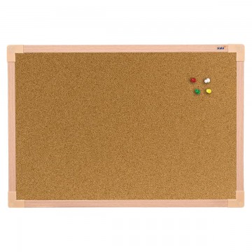 Quadro de Aviso Cortiça MDF 80x60 cm Lembretes Sta...