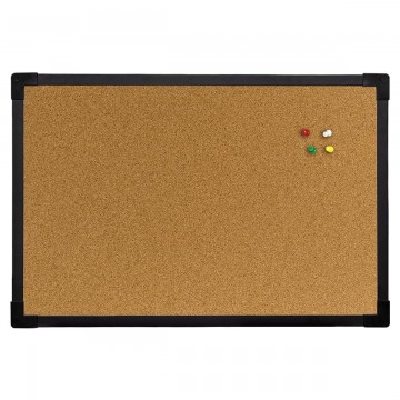 Quadro de Aviso Cortiça MDF 80x60 cm Lembretes Sta...