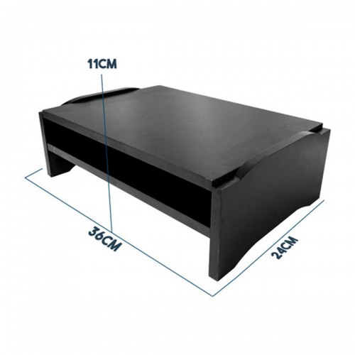 Suporte Mesa Duplo Monitor Notebook Computador Stalo Preto