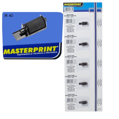 Tinteiro Para Calculadoras IR-40 Roxa 5 Unidades Masterprint