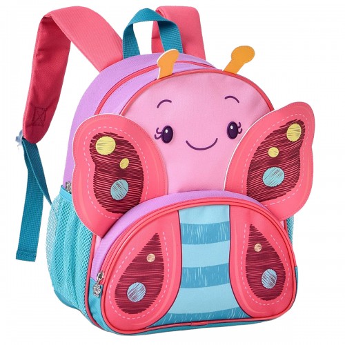 Mochila Costas Infantil Escolar Pets Bichinhos Pequena Clio