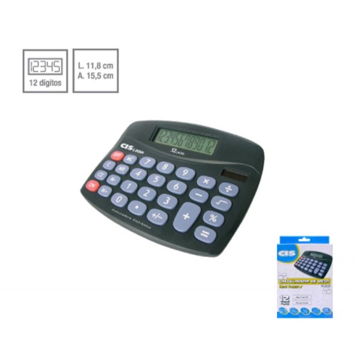 Calculadora De Mesa C-206n 12 Dígitos Cis - CIS - C-206N