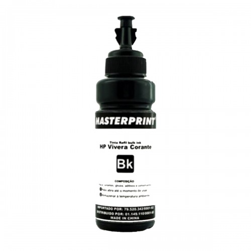 Refil de Tinta Bulk Ink Para HP 100Ml Masterprint - MasterPrint - HP-100ML