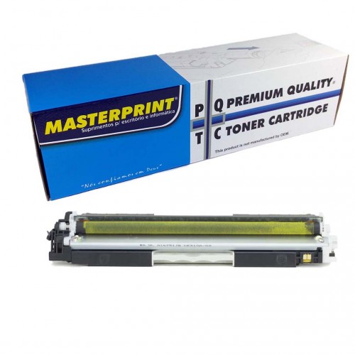 Toner Para HP CP1025 M175NW 2050 CE312 CF352A Yellow Masterprint - MasterPrint - 7898119178054