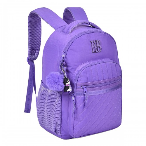 Mochila Feminina Crinkle com Matelassê 17,5 Rebecca Bonbon