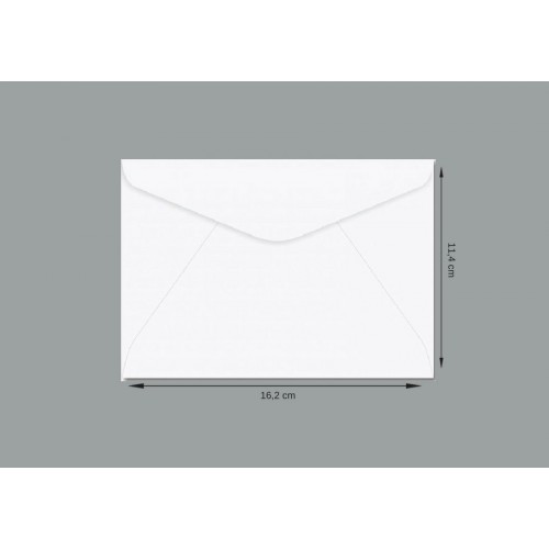 Envelope Carta Branco Sem CEP 11,4 X 16,2 Cm Cof010 1000 Unidades Scrity - Scrity - COF010
