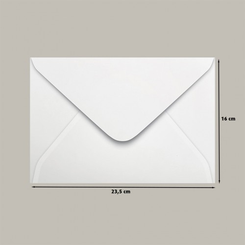 Envelope Convite Branco 16x23 Cm 160mm X 235mm 90g COF070 Scrity - Scrity - COF070