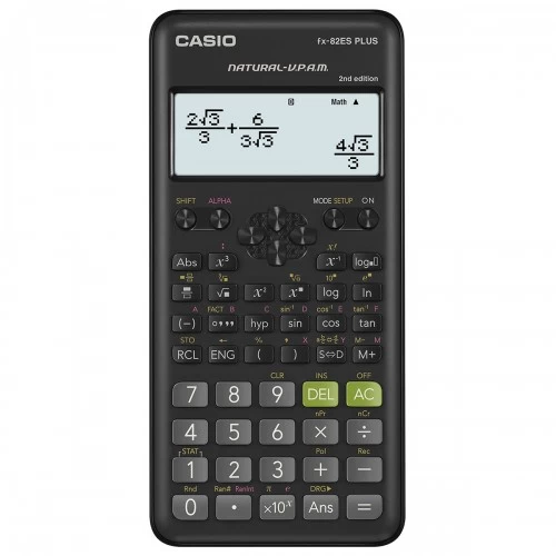 Calculadora Científica FX-82ES Plus 252 Funçoes Casio - Casio - FX-82ES Plus BK