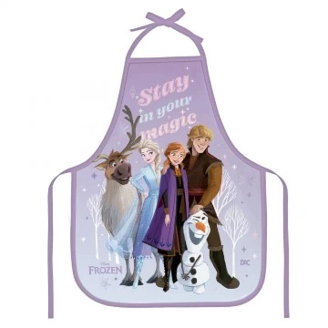 Avental Infantil Escolar Frozen Dac