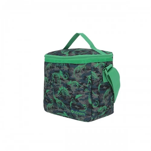Kit Mochila Carrinho Dinossauro Xtrem Lancheira Estojo