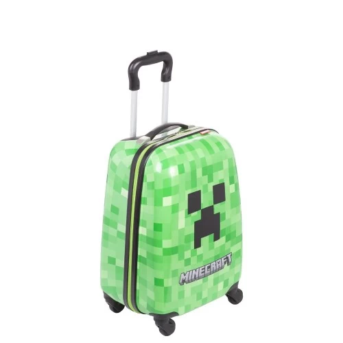 Malinha Escolar Minecraft Sestini Mochila Carrinho Roda 360