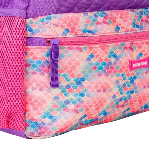 Mochila Infantil Escolar Costa Sestini Sereia 2 Colorida