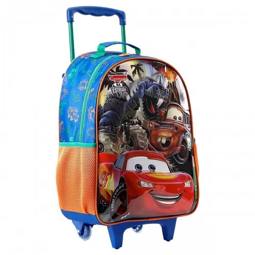 Mochila Infantil Escolar Rodinhas Carros R Xeryus