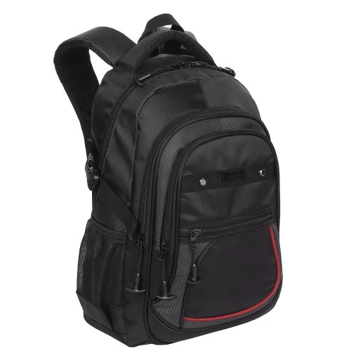 Mochila Sestini Faculdade Escolar Urban Preto e Vermelho