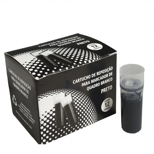 Refil Tinta Pincel Marcador Quadro Branco VMaster Volunder