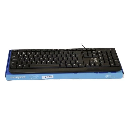 Teclado Padrão Com Fio USB 2.0 Maxprint