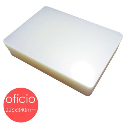Plastico Para Platificação Polaseal Oficio 226x340 0.10 | 100 Unidades - Mares - Mares - Oficio