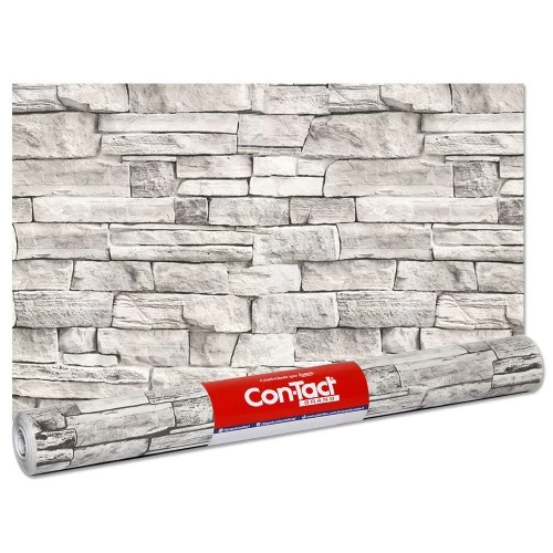 Papel de Parede Pedra Canjiquinha Rustica Contact 10 Metros