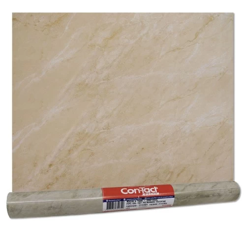 Papel de Parede Mármore Travertino Carrara Contact 10 Metros